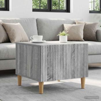 ARDEBO.de - Couchtisch Graues Sonoma 49 x 50 x 40 cm Holzwerkstoff