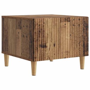 Couchtisch mit Schubladen Altholz 49 x 50 x 40 cm Holzwerkstoff