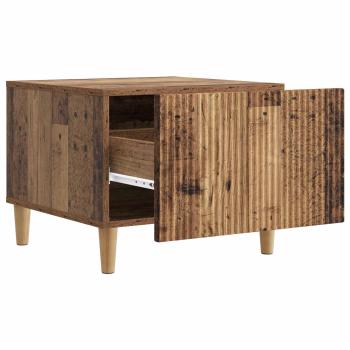 Couchtisch mit Schubladen Altholz 49 x 50 x 40 cm Holzwerkstoff