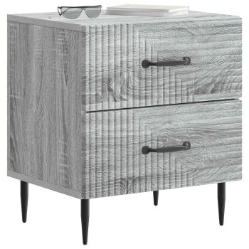 Nachttisch Graues Sonoma 43 x 34,5 x 47,5 cm Holzwerkstoff