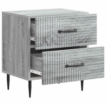 Nachttisch Graues Sonoma 43 x 34,5 x 47,5 cm Holzwerkstoff