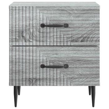 Nachttisch Graues Sonoma 43 x 34,5 x 47,5 cm Holzwerkstoff