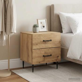 Nachttisch 2 stk. Artisan-Eiche 43 x 34,5 x 47,5 cm