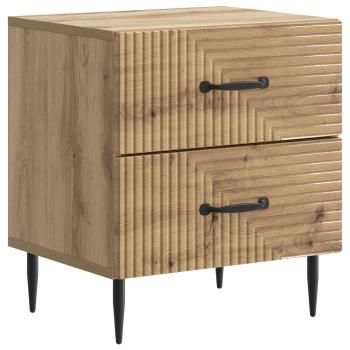Nachttisch 2 stk. Artisan-Eiche 43 x 34,5 x 47,5 cm