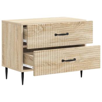 Nachttisch Sonoma-Eiche 62 x 34,5 x 47,5 cm Holzwerkstoff