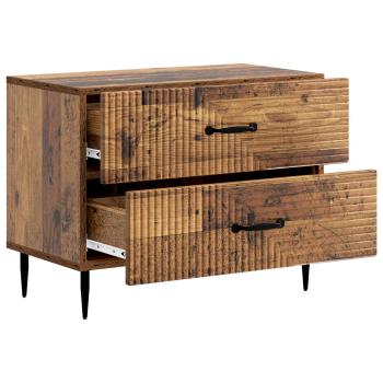 Nachttisch Altholz 62 x 34,5 x 47,5 cm Holzwerkstoff