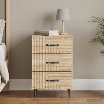 ARDEBO.de - Nachttisch Sonoma-Eiche 43 x 41 x 66,5 cm Holzwerkstoff