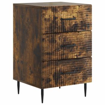 Nachttisch Geräucherte Eiche 43 x 41 x 66,5 cm Holzwerkstoff