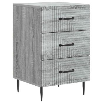 Nachttisch Graues Sonoma 43 x 41 x 66,5 cm Holzwerkstoff