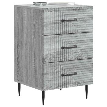 Nachttisch Graues Sonoma 43 x 41 x 66,5 cm Holzwerkstoff