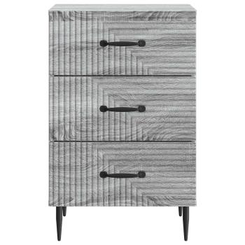 Nachttisch Graues Sonoma 43 x 41 x 66,5 cm Holzwerkstoff