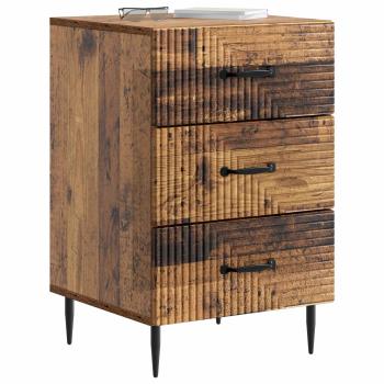 Nachttisch Altholz 43 x 41 x 66,5 cm Holzwerkstoff