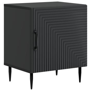 Nachttisch Schwarz 43 x 34,5 x 50 cm Holzwerkstoff