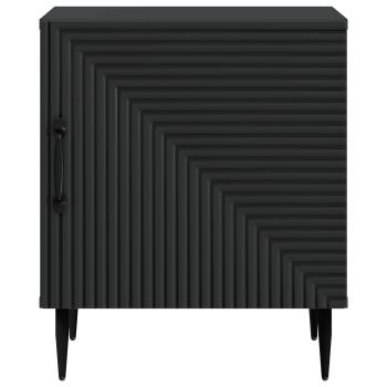 Nachttisch Schwarz 43 x 34,5 x 50 cm Holzwerkstoff