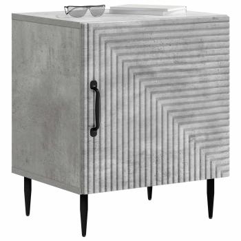 Nachttisch Betongrau 43 x 34,5 x 50 cm Holzwerkstoff