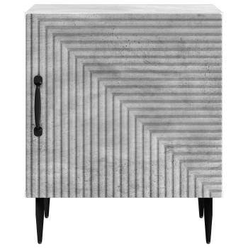 Nachttisch Betongrau 43 x 34,5 x 50 cm Holzwerkstoff