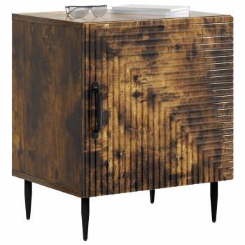 Nachttisch 2 stk. Ger?ucherte Eiche 43 x 34,5 x 50 cm