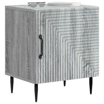 Nachttisch Graues Sonoma 43 x 34,5 x 50 cm Holzwerkstoff