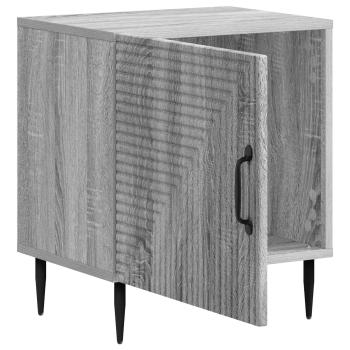 Nachttisch Graues Sonoma 43 x 34,5 x 50 cm Holzwerkstoff
