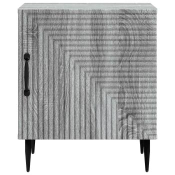 Nachttisch Graues Sonoma 43 x 34,5 x 50 cm Holzwerkstoff