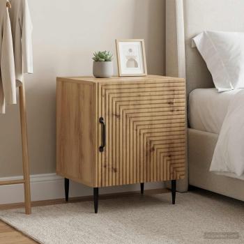 ARDEBO.de - Nachttisch 2 Stk. Artisan-Eiche 43 x 34,5 x 50 cm Holzwerkstoff