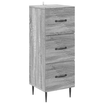 Schubladenschrank Graues Sonoma 33 x 34,5 x 89,5 cm