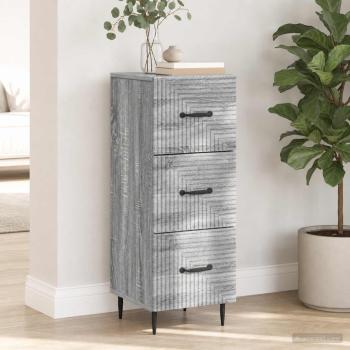 Schubladenschrank Graues Sonoma 33 x 34,5 x 89,5 cm