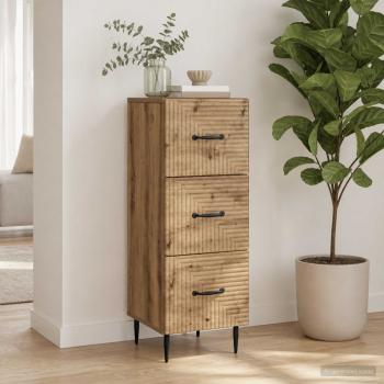 ARDEBO.de - Schubladenschrank 33 x 34,5 x 89,5 cm Holzwerkstoff