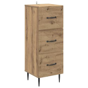 Schubladenschrank 33 x 34,5 x 89,5 cm Holzwerkstoff