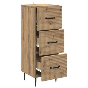 Schubladenschrank 33 x 34,5 x 89,5 cm Holzwerkstoff