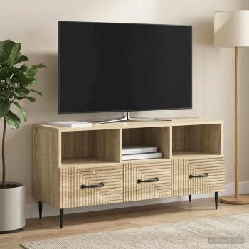 ARDEBO.de - TV-Schränk Sonoma-Eiche 102 x 34,5 x 50 cm Holzwerkstoff