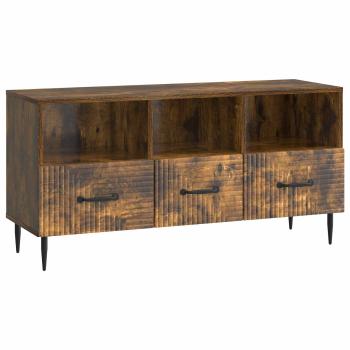 TV-Schränk Geräucherte Eiche 102 x 34,5 x 50 cm Holzwerkstoff