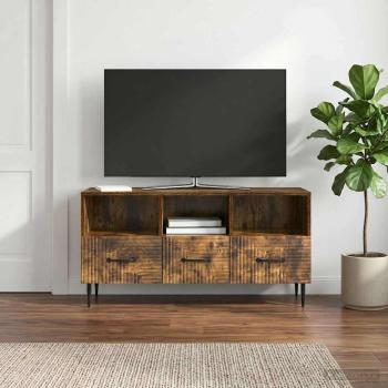 TV-Schränk Geräucherte Eiche 102 x 34,5 x 50 cm Holzwerkstoff