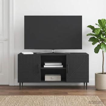 ARDEBO.de - TV-Schränk Schwarz 102 x 34,5 x 50 cm Holzwerkstoff