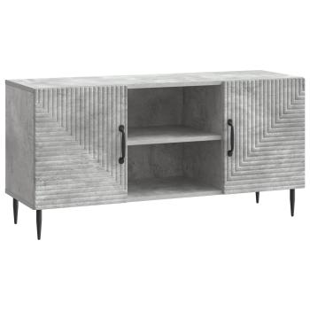 TV-Schränk Betongrau 102 x 34,5 x 50 cm Holzwerkstoff