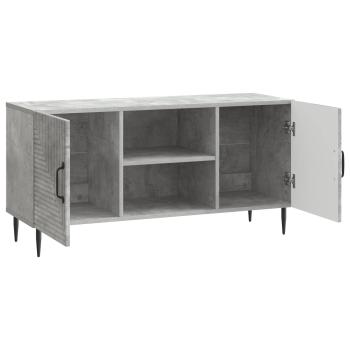 TV-Schränk Betongrau 102 x 34,5 x 50 cm Holzwerkstoff