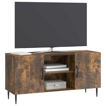 TV-Schränk Geräucherte Eiche 102 x 34,5 x 50 cm Holzwerkstoff