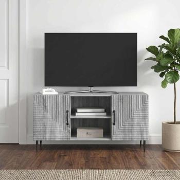 ARDEBO.de - TV-Schränk Graues Sonoma 102 x 34,5 x 50 cm Holzwerkstoff