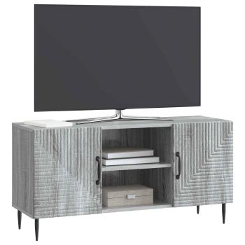 TV-Schränk Graues Sonoma 102 x 34,5 x 50 cm Holzwerkstoff