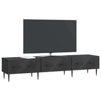 TV-Schränk Schwarz 147 x 34,5 x 30 cm Holzwerkstoff