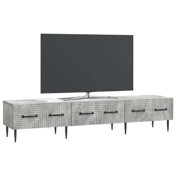 TV-Schränk Betongrau 147 x 34,5 x 30 cm Holzwerkstoff
