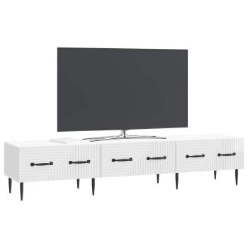 TV-Schränk Hochglanz Weiß 147 x 34,5 x 30 cm Holzwerkstoff