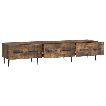 TV-Schränk Geräucherte Eiche 147 x 34,5 x 30 cm Holzwerkstoff