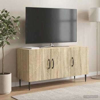 ARDEBO.de - TV-Schränk Sonoma-Eiche 99 x 34,5 x 50 cm Holzwerkstoff