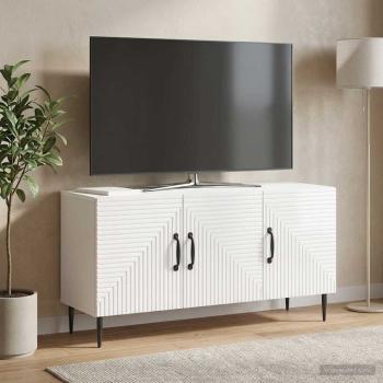 TV-Schränk Hochglanz Weiß 99 x 34,5 x 50 cm Holzwerkstoff