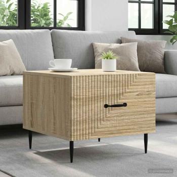 ARDEBO.de - Couchtisch Sonoma-Eiche 49 x 50 x 40 cm Holzwerkstoff