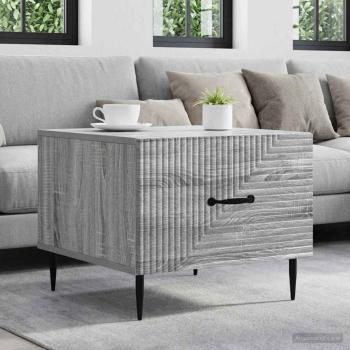ARDEBO.de - Couchtisch Graues Sonoma 49 x 50 x 40 cm Holzwerkstoff