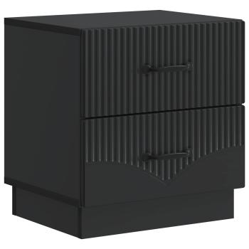 Nachttisch 2 stk. Schwarz 43 x 34,5 x 44,5 cm Holzwerkstoff
