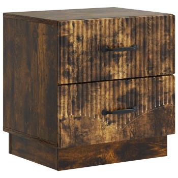 Nachttisch Geräucherte Eiche 43 x 34,5 x 44,5 cm Holzwerkstoff