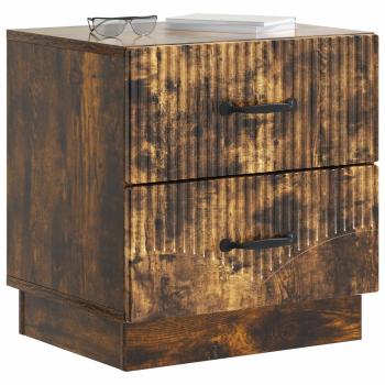 Nachttisch Geräucherte Eiche 43 x 34,5 x 44,5 cm Holzwerkstoff